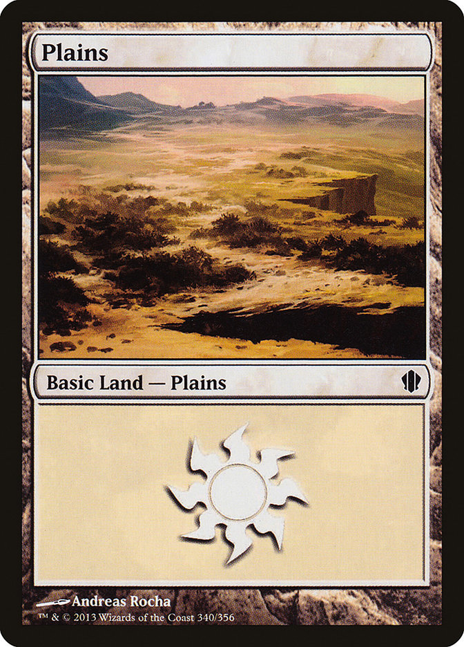 Plains (340) [Commander 2013] MTG Single Magic: The Gathering | Red Claw Gaming