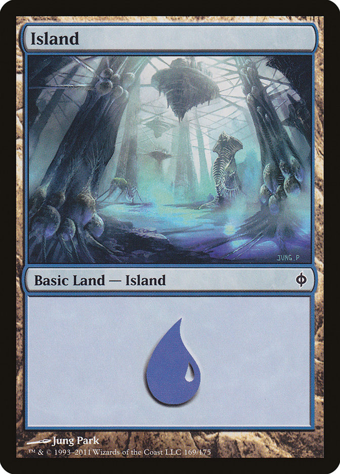 Island (169) [New Phyrexia] MTG Single Magic: The Gathering | Red Claw Gaming