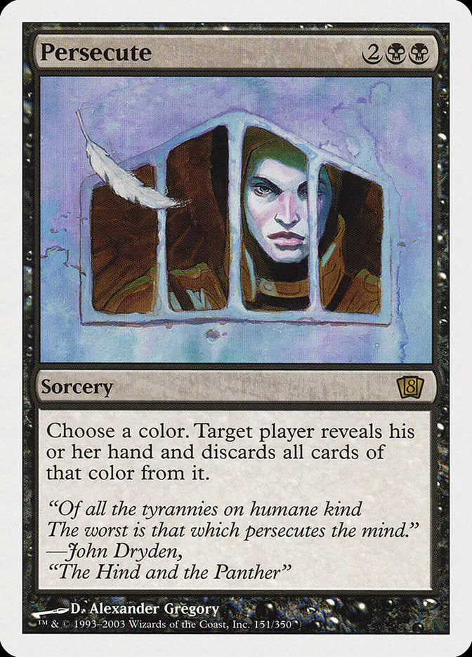 Persecute [Eighth Edition] MTG Single Magic: The Gathering | Red Claw Gaming
