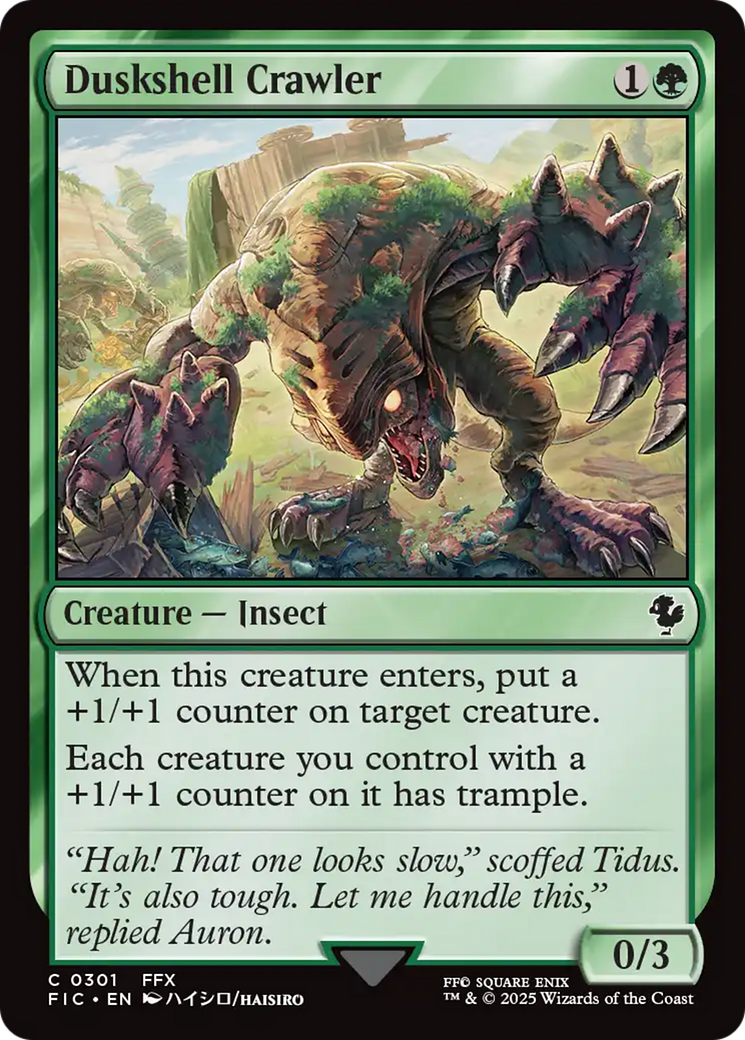 Duskshell Crawler [FINAL FANTASY Commander] MTG Single Magic: The Gathering | Red Claw Gaming