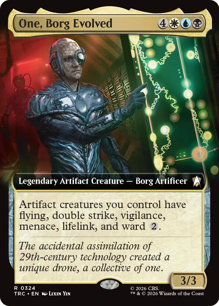 One, Borg Evolved (Extended Art) [Star Trek Commander] | Red Claw Gaming