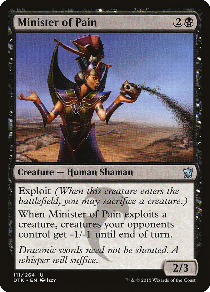 Minister of Pain [Dragons of Tarkir] MTG Single Magic: The Gathering | Red Claw Gaming