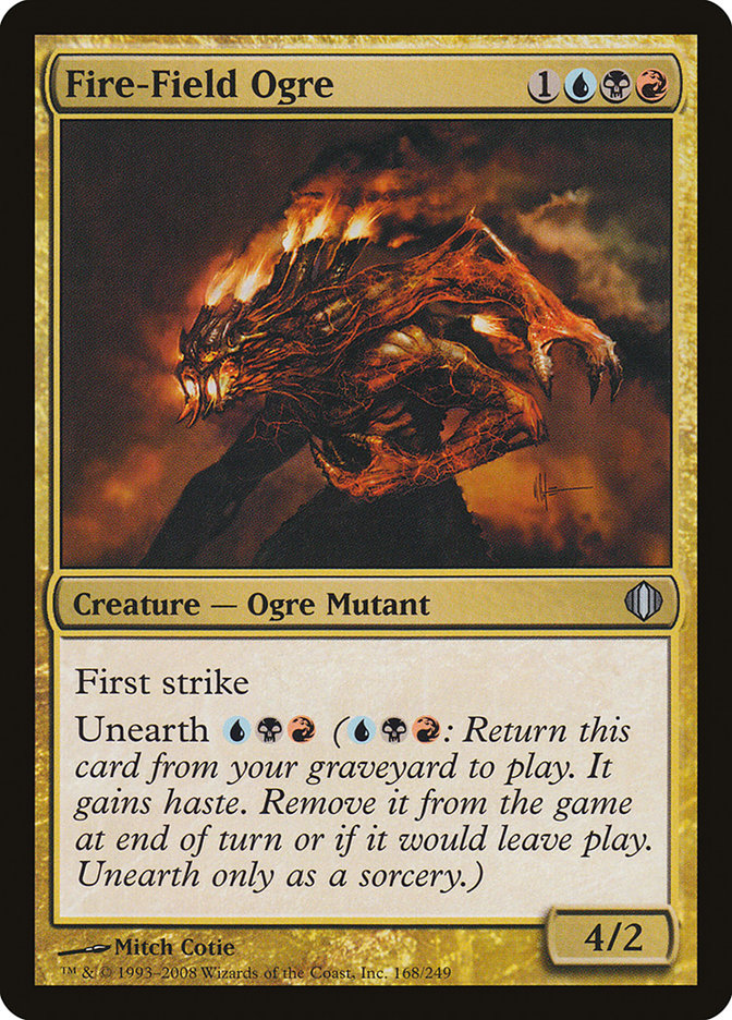 Fire-Field Ogre [Shards of Alara] MTG Single Magic: The Gathering | Red Claw Gaming
