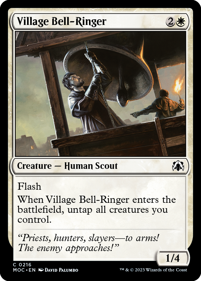 Village Bell-Ringer [March of the Machine Commander] MTG Single Magic: The Gathering | Red Claw Gaming