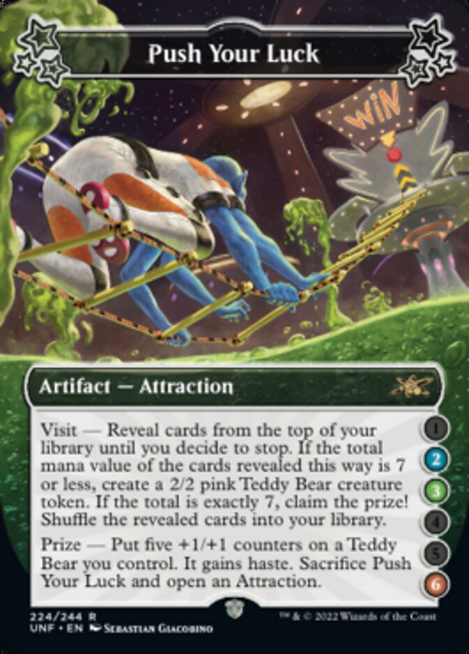 Push Your Luck (2-3-6) [Unfinity] MTG Single Magic: The Gathering    | Red Claw Gaming