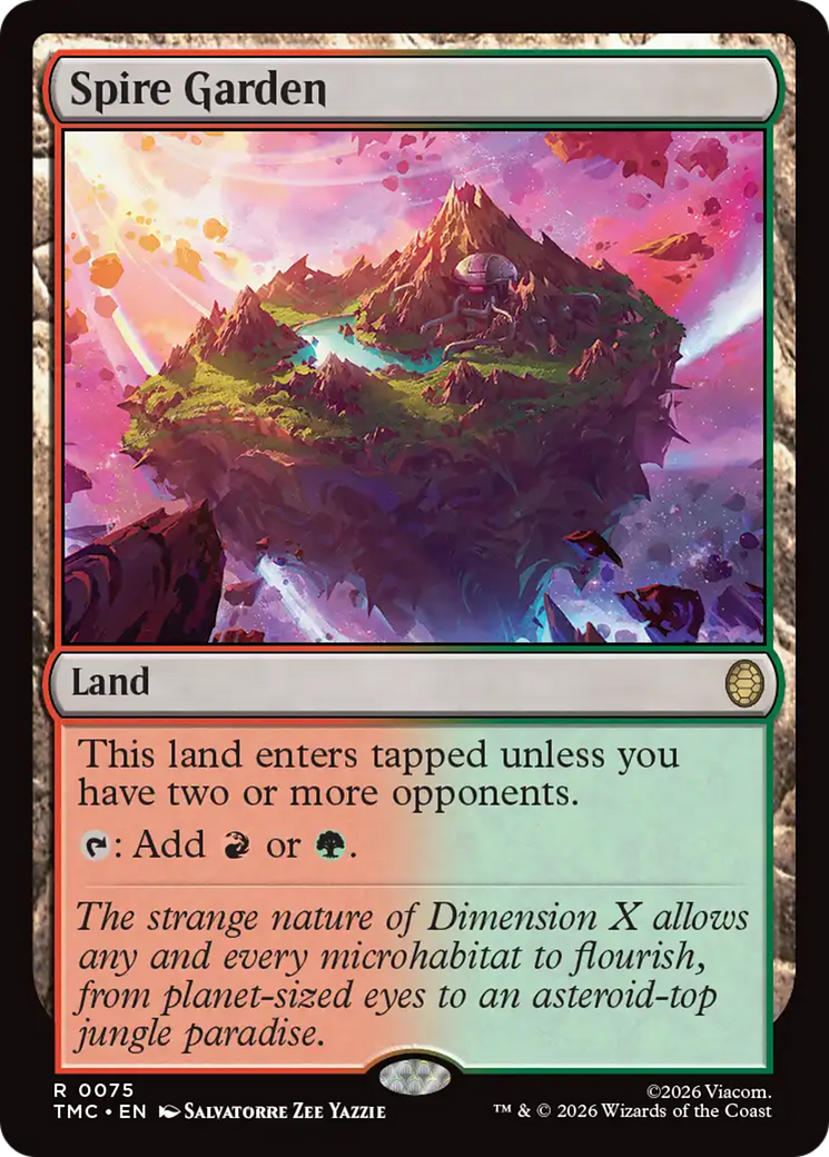 Spire Garden [Teenage Mutant Ninja Turtles Commander] MTG Single Magic: The Gathering | Red Claw Gaming