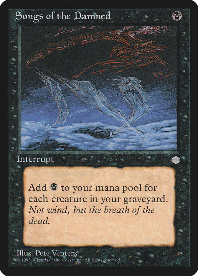 Songs of the Damned [Ice Age] MTG Single Magic: The Gathering | Red Claw Gaming