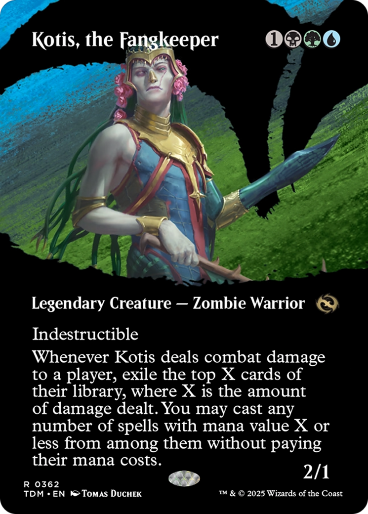 Kotis, the Fangkeeper (Borderless) [Tarkir: Dragonstorm] MTG Single Magic: The Gathering | Red Claw Gaming