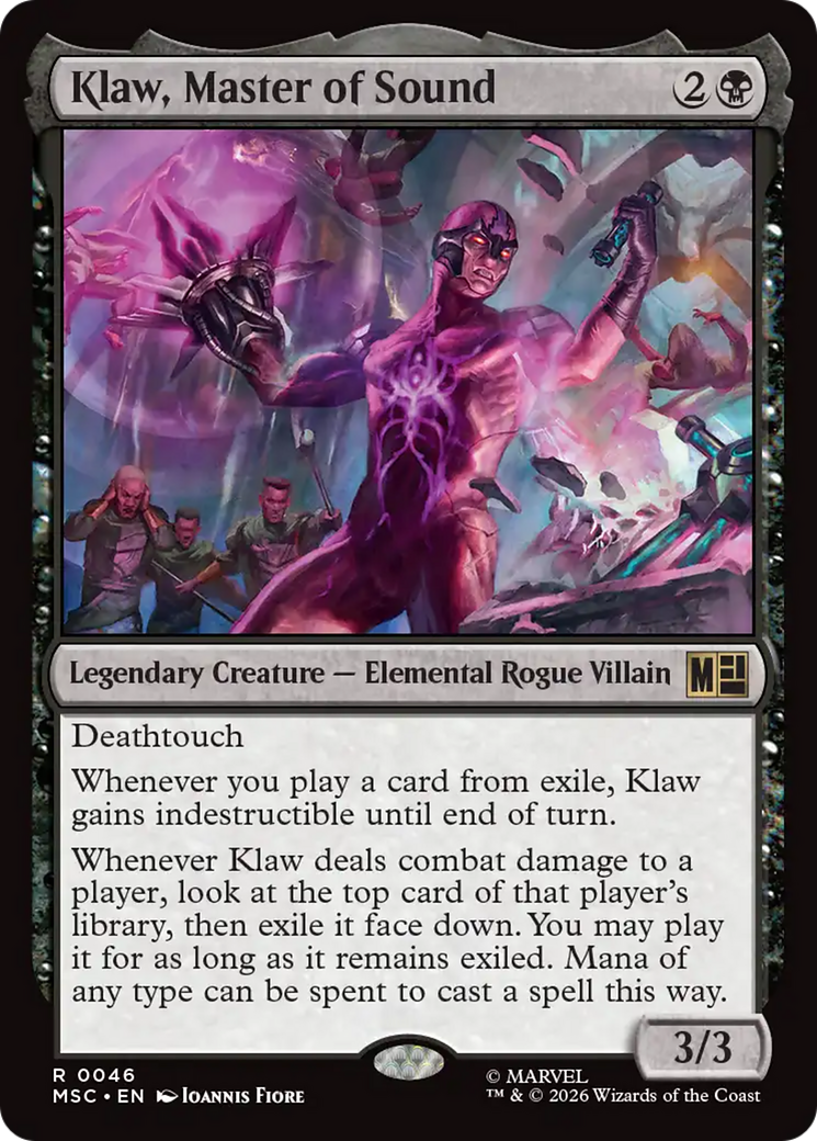 Klaw, Master of Sound [Marvel Super Heroes Commander] | Red Claw Gaming