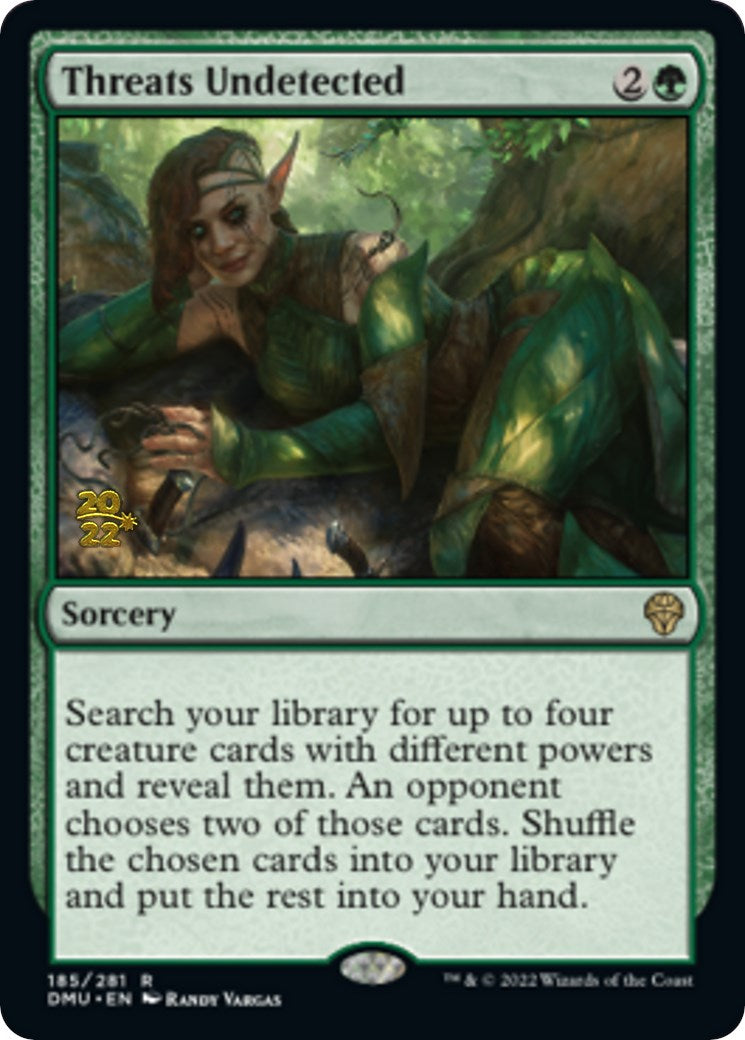 Threats Undetected [Dominaria United Prerelease Promos] MTG Single Magic: The Gathering | Red Claw Gaming