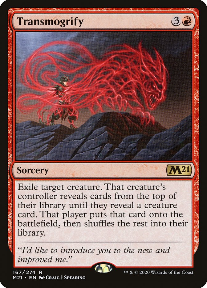 Transmogrify [Core Set 2021] MTG Single Magic: The Gathering | Red Claw Gaming