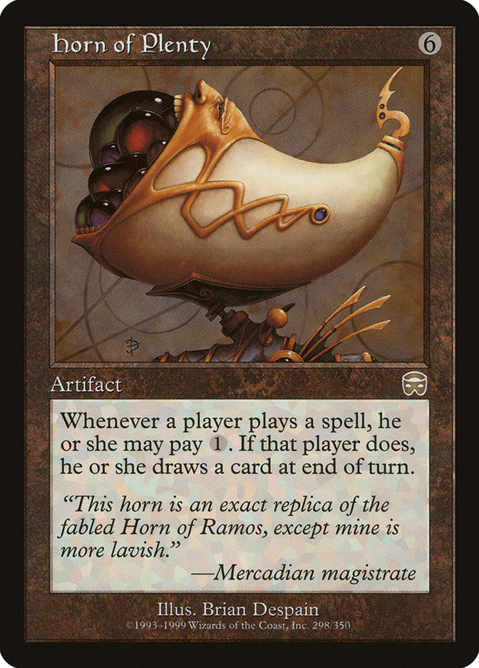 Horn of Plenty [Mercadian Masques] MTG Single Magic: The Gathering | Red Claw Gaming