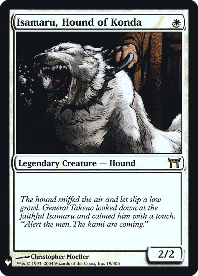Isamaru, Hound of Konda [Mystery Booster] MTG Single Magic: The Gathering | Red Claw Gaming