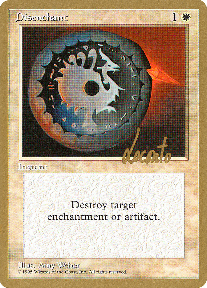 Disenchant (Michael Loconto) [Pro Tour Collector Set] MTG Single Magic: The Gathering | Red Claw Gaming