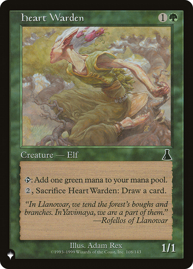 Heart Warden [The List] MTG Single Magic: The Gathering | Red Claw Gaming