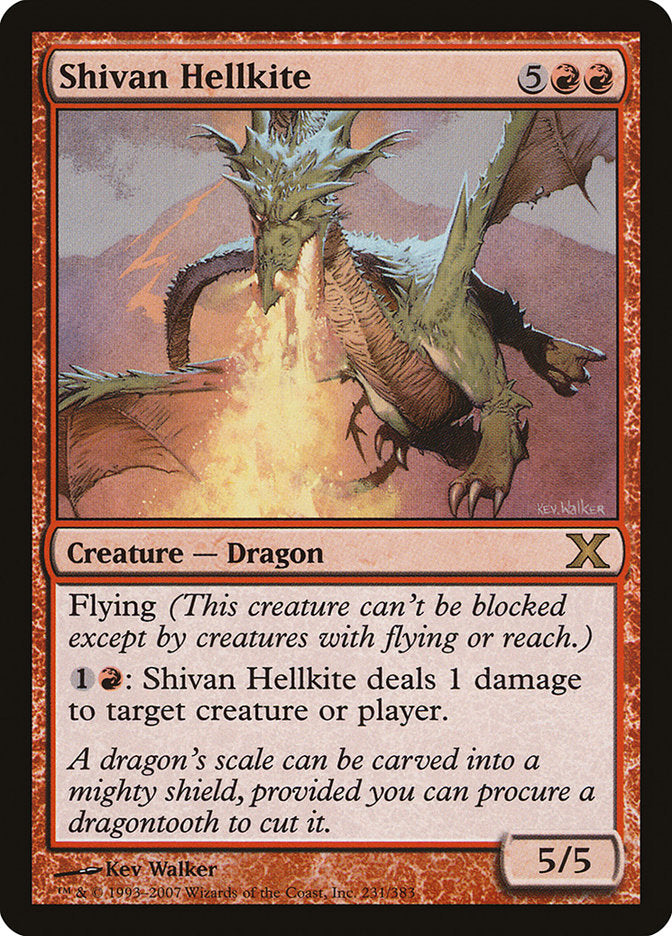 Shivan Hellkite [Tenth Edition] MTG Single Magic: The Gathering | Red Claw Gaming