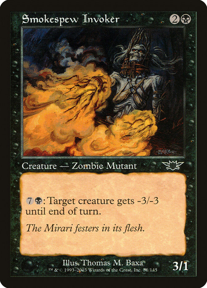 Smokespew Invoker [Legions] MTG Single Magic: The Gathering | Red Claw Gaming