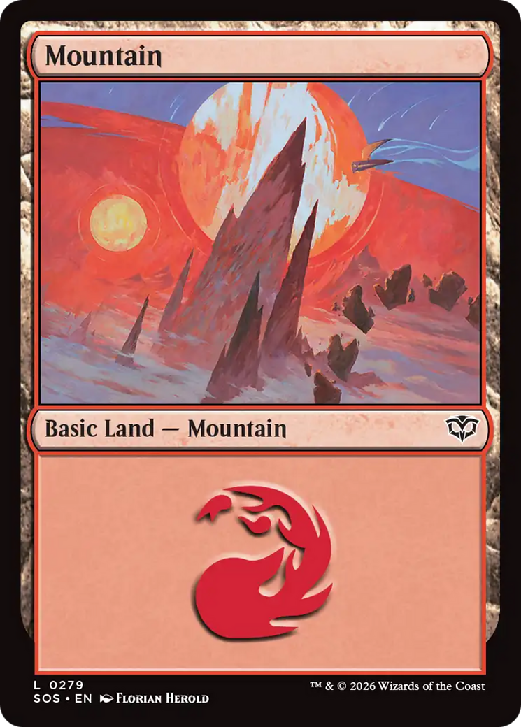 Mountain (0279) [Secrets of Strixhaven] MTG Single Magic: The Gathering | Red Claw Gaming