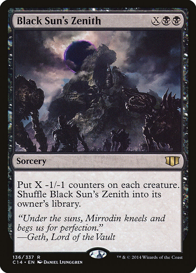 Black Sun's Zenith [Commander 2014] MTG Single Magic: The Gathering | Red Claw Gaming