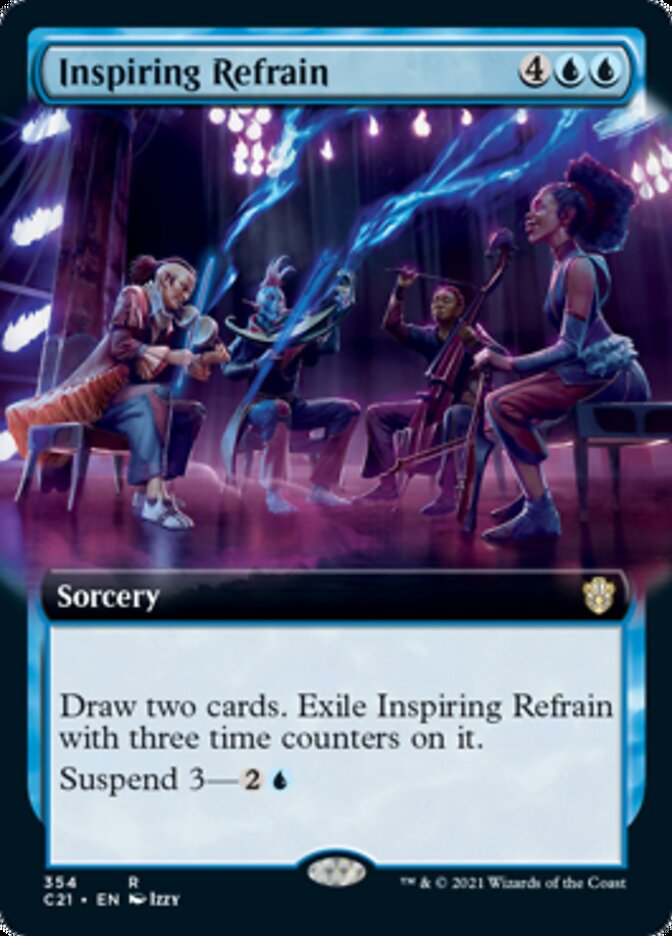 Inspiring Refrain (Extended Art) [Commander 2021] MTG Single Magic: The Gathering | Red Claw Gaming