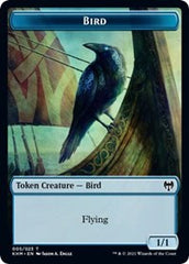 Bird (005) // Soldier Double-Sided Token [Kaldheim Commander Tokens] MTG Single Magic: The Gathering | Red Claw Gaming