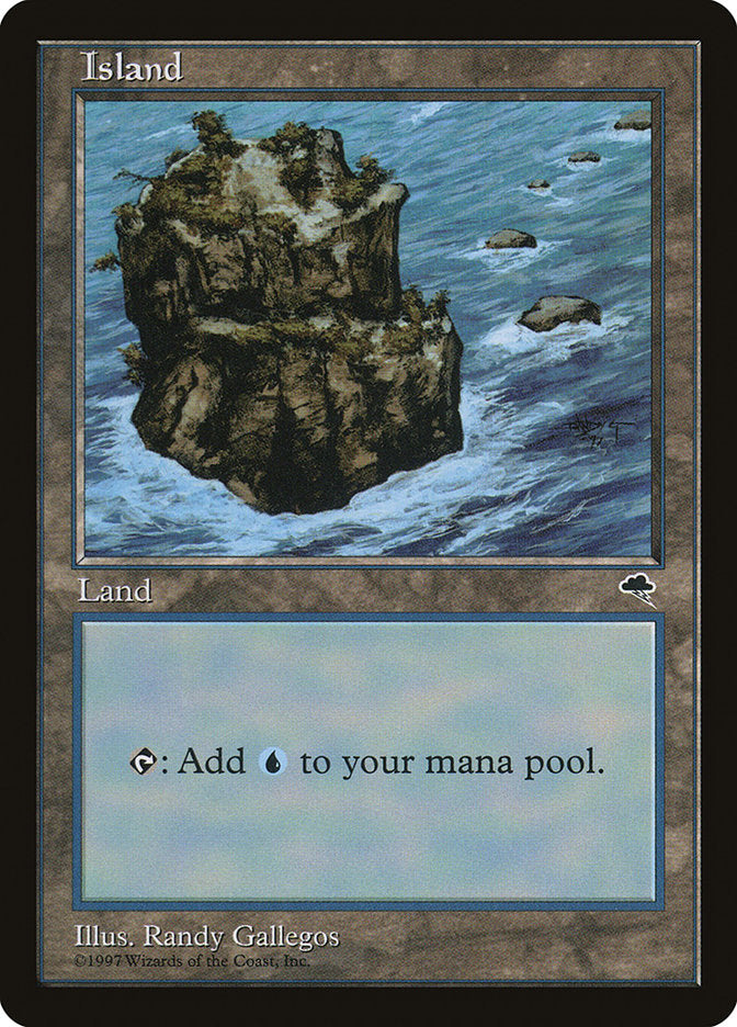 Island (Signature on Right / No Sky) [Tempest] MTG Single Magic: The Gathering | Red Claw Gaming