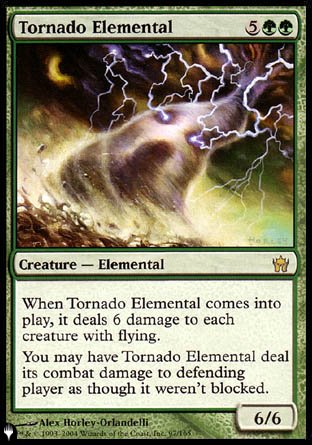 Tornado Elemental [The List] MTG Single Magic: The Gathering    | Red Claw Gaming