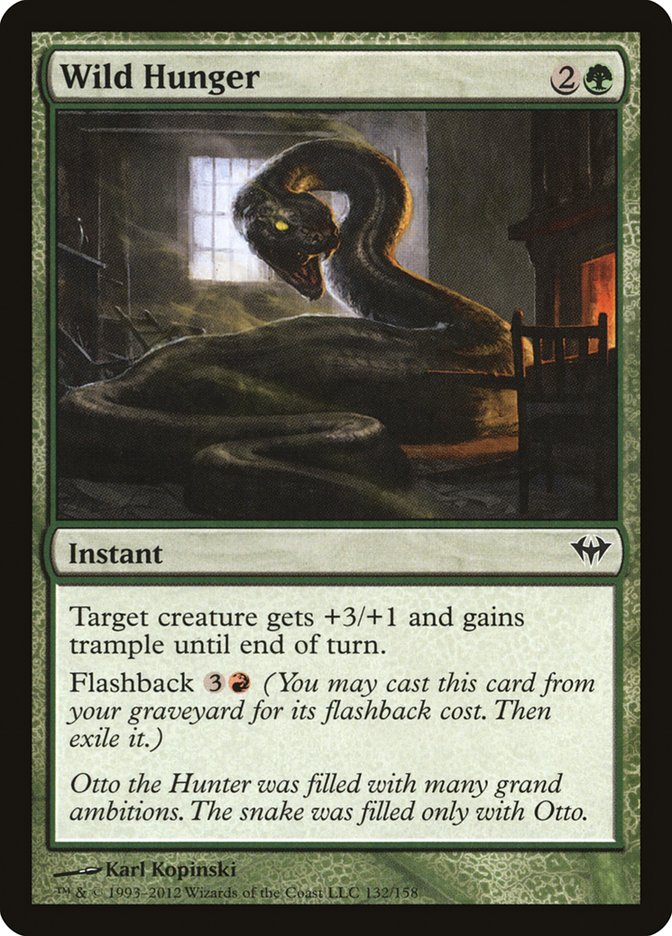 Wild Hunger [Dark Ascension] MTG Single Magic: The Gathering | Red Claw Gaming