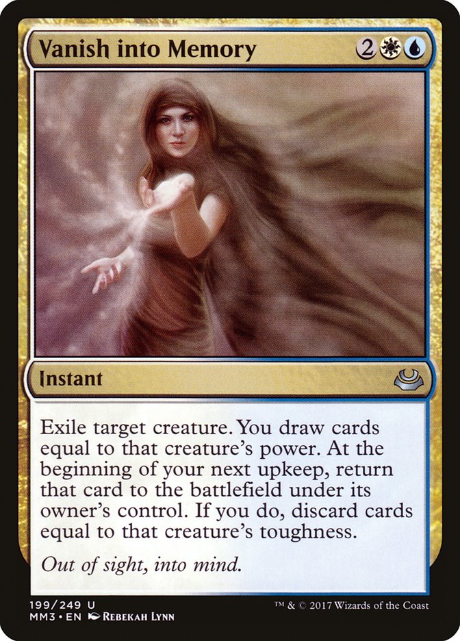 Vanish into Memory [Modern Masters 2017] MTG Single Magic: The Gathering | Red Claw Gaming