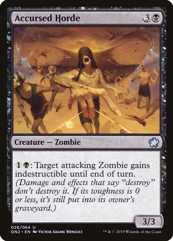 Accursed Horde [Game Night 2019] MTG Single Magic: The Gathering | Red Claw Gaming