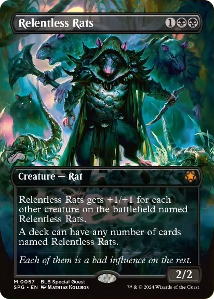mtg relentless rats commander deck Vren, the The Gathering (MTG) trading and collectible card game (TCG/CCG) Relentless Rats Bonus Card :