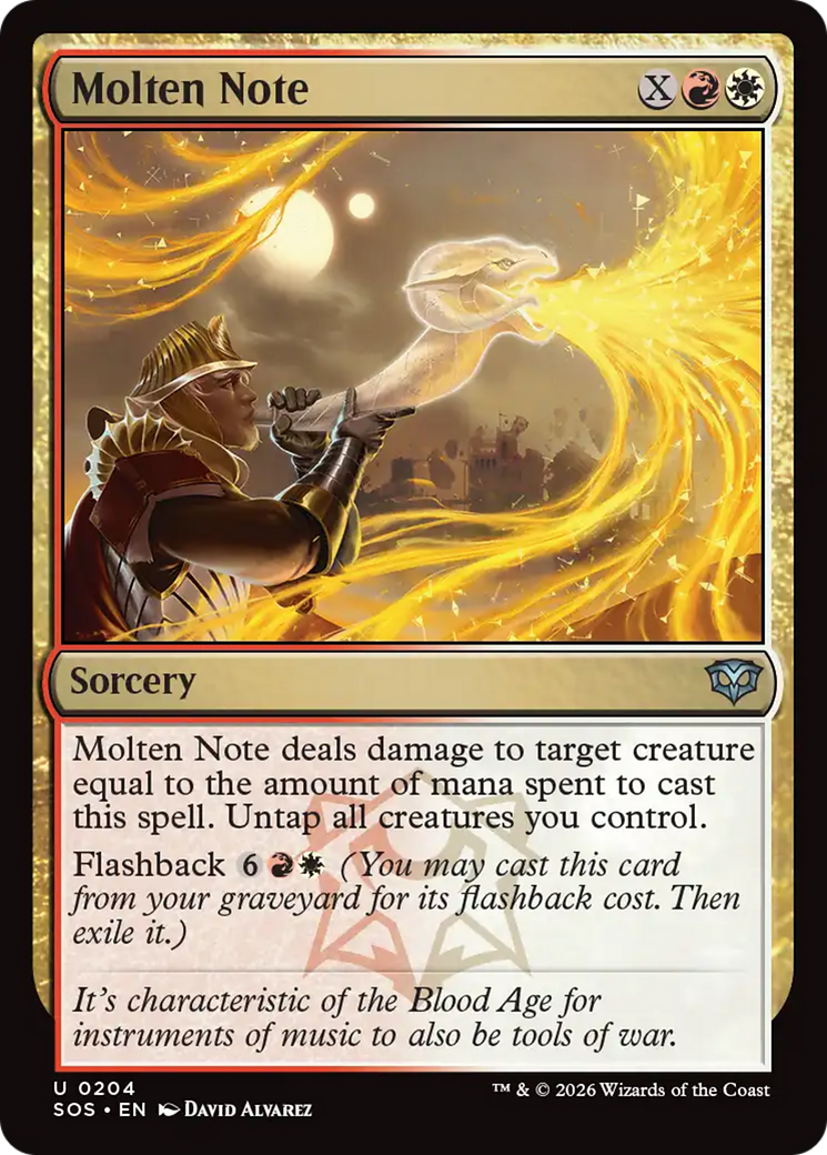 Molten Note [Secrets of Strixhaven] MTG Single Magic: The Gathering | Red Claw Gaming