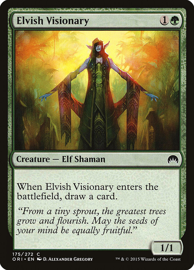Elvish Visionary [Magic Origins] MTG Single Magic: The Gathering | Red Claw Gaming