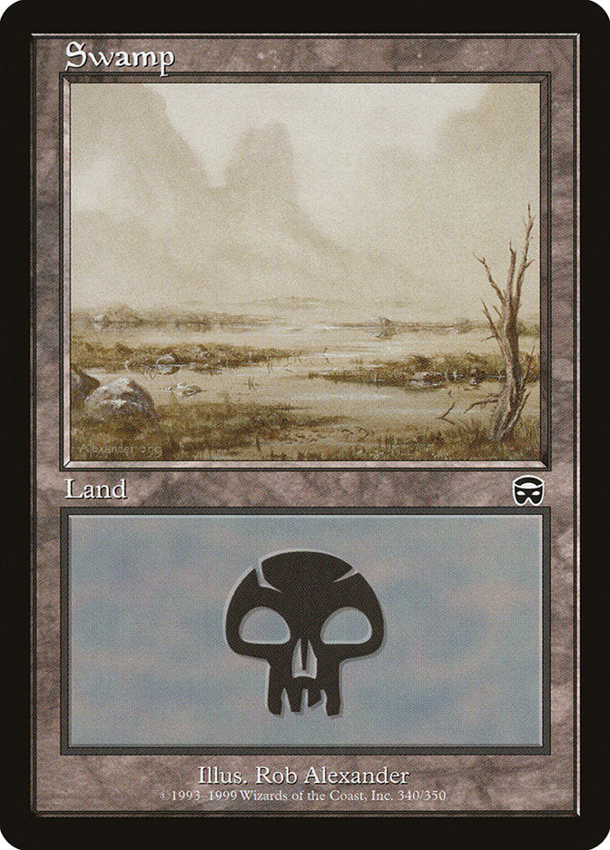 Swamp (340) [Mercadian Masques] MTG Single Magic: The Gathering | Red Claw Gaming