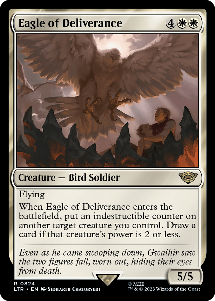 Eagle of Deliverance [The Lord of the Rings: Tales of Middle-Earth] MTG Single Magic: The Gathering | Red Claw Gaming