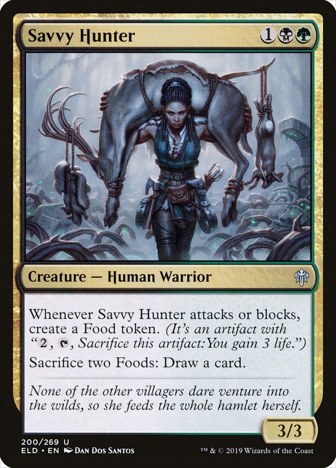 Savvy Hunter [Throne of Eldraine] MTG Single Magic: The Gathering | Red Claw Gaming