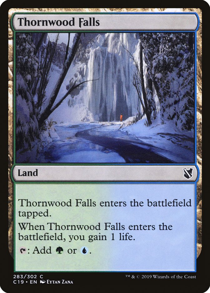 Thornwood Falls [Commander 2019] MTG Single Magic: The Gathering | Red Claw Gaming
