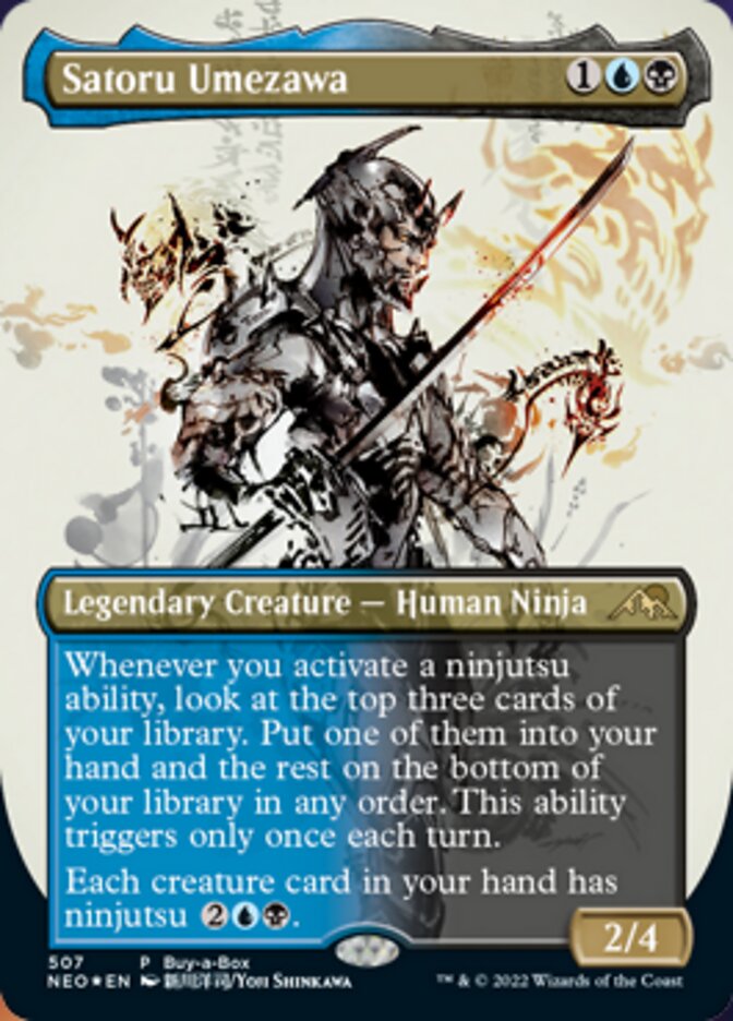 Satoru Umezawa (Buy-A-Box) [Kamigawa: Neon Dynasty] MTG Single Magic: The Gathering | Red Claw Gaming