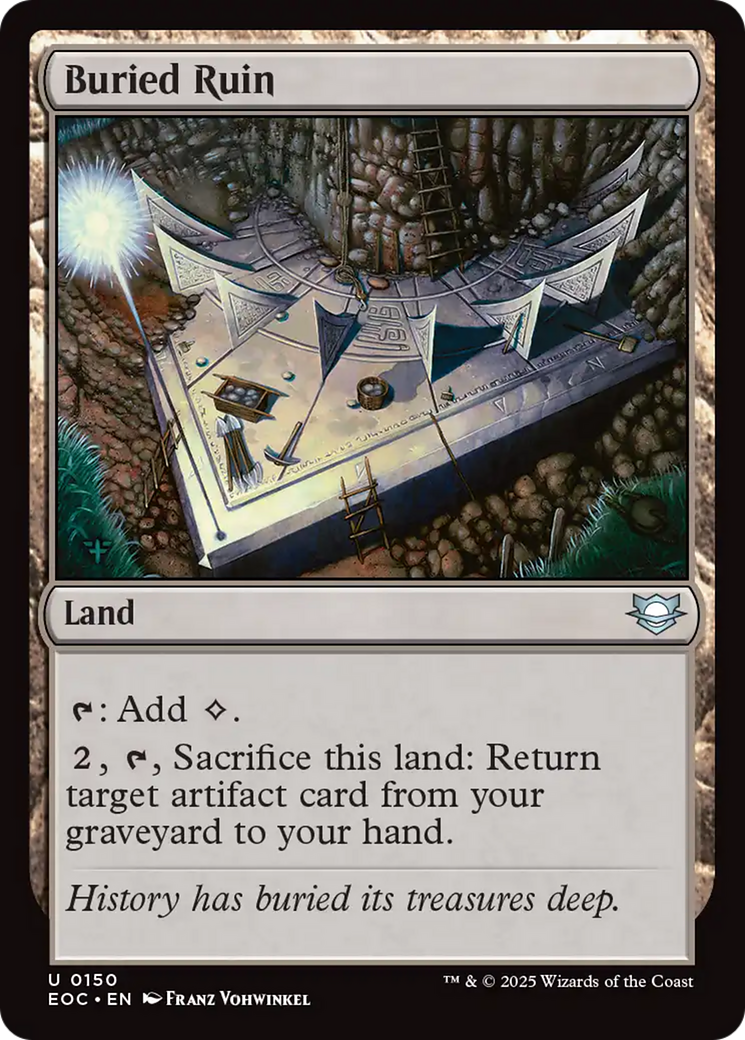 Buried Ruin [Edge of Eternities Commander] MTG Single Magic: The Gathering | Red Claw Gaming