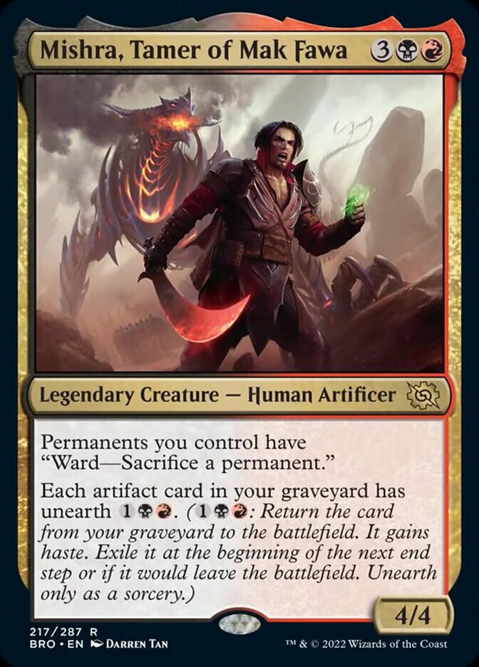 Mishra, Tamer of Mak Fawa [The Brothers' War] MTG Single Magic: The Gathering | Red Claw Gaming