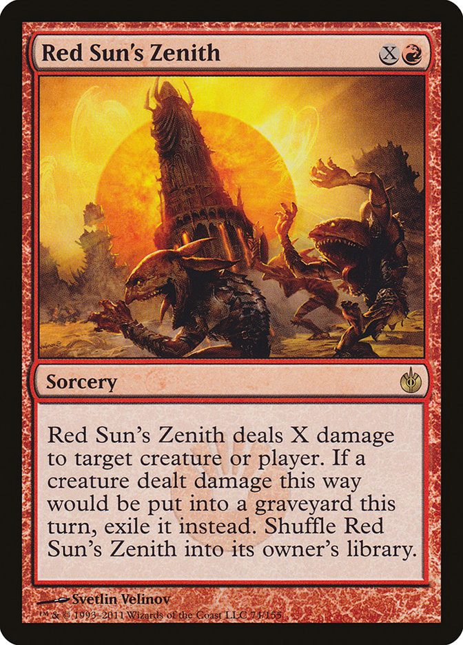 Red Sun's Zenith [Mirrodin Besieged] MTG Single Magic: The Gathering | Red Claw Gaming