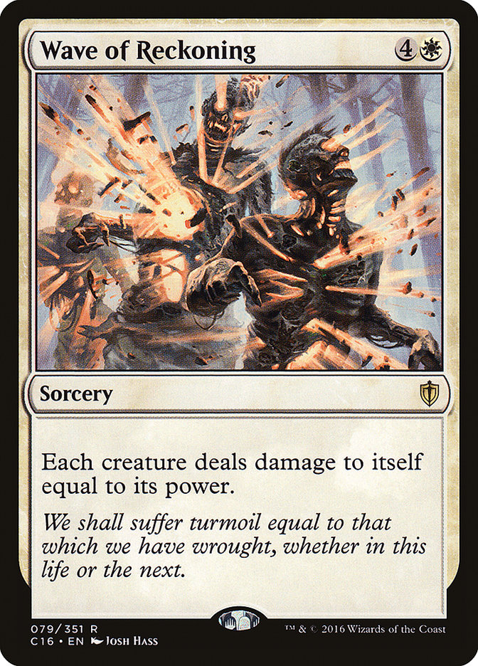 Wave of Reckoning [Commander 2016] MTG Single Magic: The Gathering | Red Claw Gaming