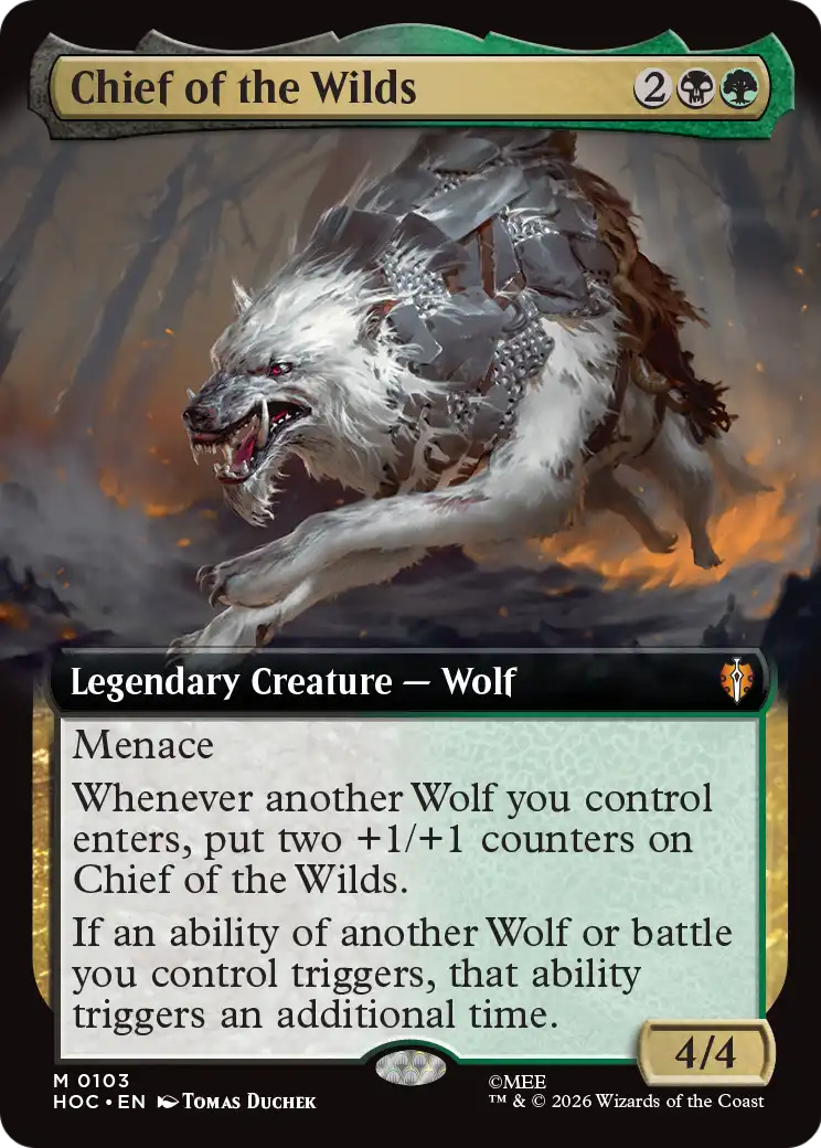 Chief of the Wilds (Extended Art) [The Hobbit: Eternal-Legal] | Red Claw Gaming