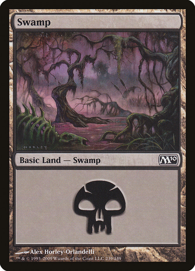 Swamp (239) [Magic 2010] MTG Single Magic: The Gathering | Red Claw Gaming
