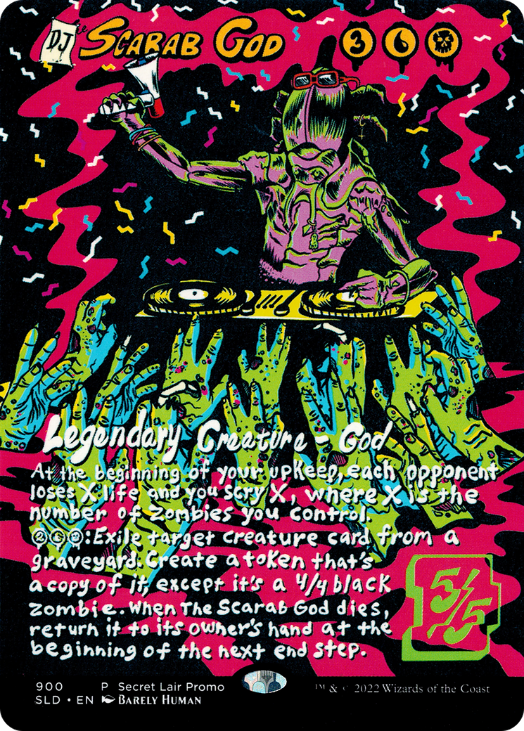 The Scarab God (Borderless) [Secret Lair Drop Series] MTG Single Magic: The Gathering | Red Claw Gaming