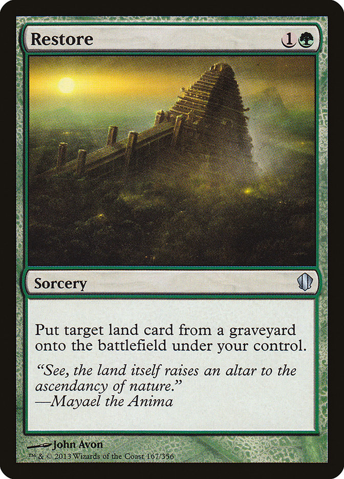 Restore [Commander 2013] MTG Single Magic: The Gathering | Red Claw Gaming