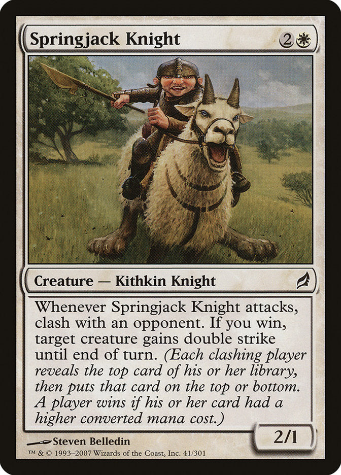 Springjack Knight [Lorwyn] MTG Single Magic: The Gathering | Red Claw Gaming