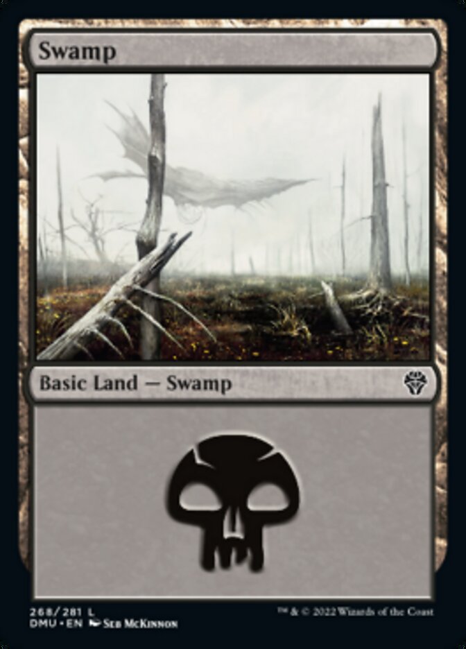 Swamp (268) [Dominaria United] MTG Single Magic: The Gathering | Red Claw Gaming
