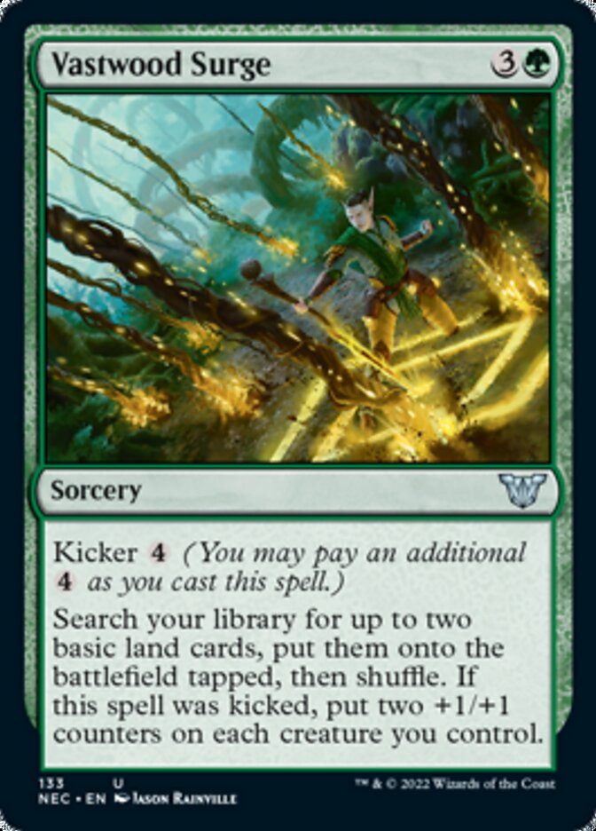 Vastwood Surge [Kamigawa: Neon Dynasty Commander] MTG Single Magic: The Gathering | Red Claw Gaming