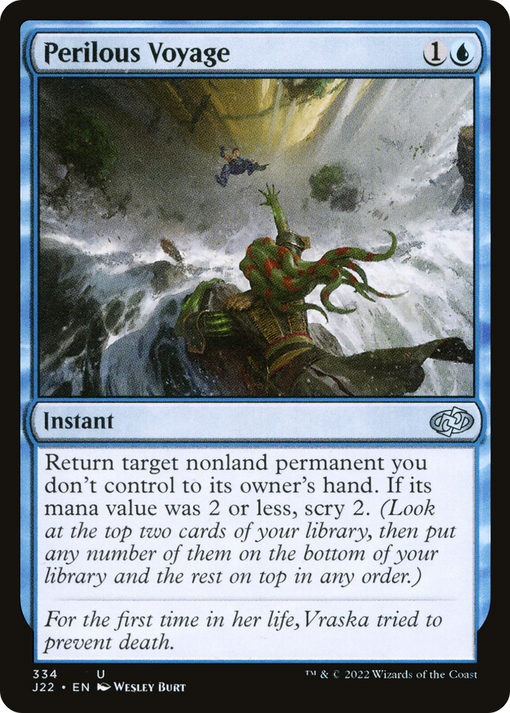 Perilous Voyage [Jumpstart 2022] MTG Single Magic: The Gathering | Red Claw Gaming